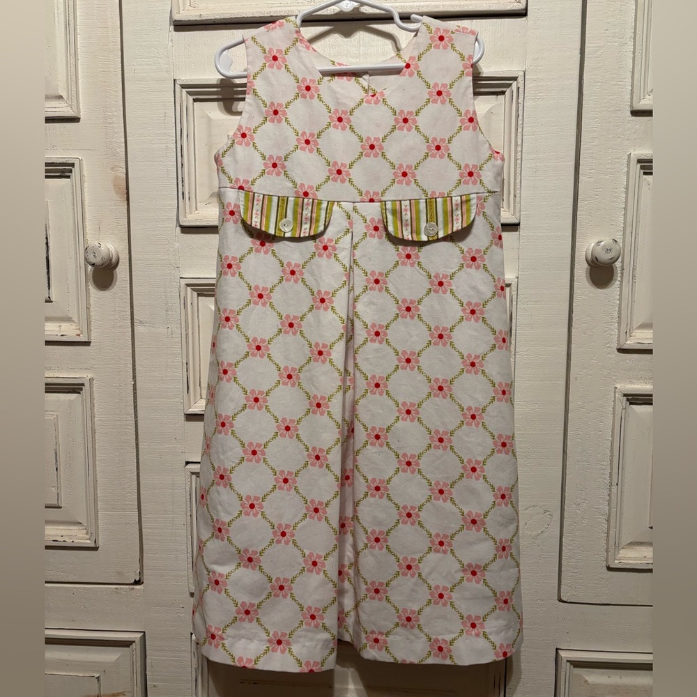 Red Beans Floral Sleeveless Dress